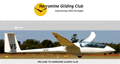 Desktop Screenshot of narromineglidingclub.com.au